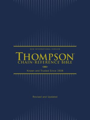 cover image of NIV, Thompson Chain-Reference Bible